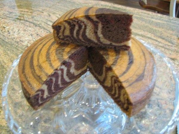 Zebra cake (marble cake) recipe by Waheetha Azarudeen at BetterButter