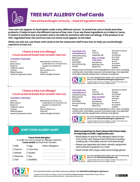 tree-nut-allergy-ingredient-chef-cards-lg Tree Nut Allergy Ingredient Chef Cards
