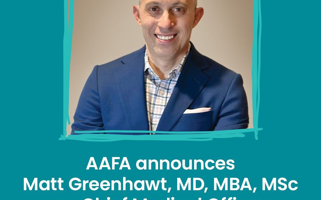 AAFA Names Matthew Greenhawt Chief Medical Officer